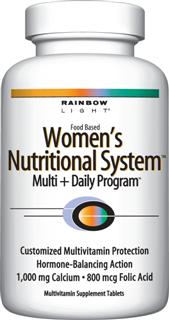 Womens Nutritional System
The hormone-balancing multivitamin for women* with 1,200 mg calcium,  1,000 IU vitamin D and vitex for advanced bone and breast health protection.