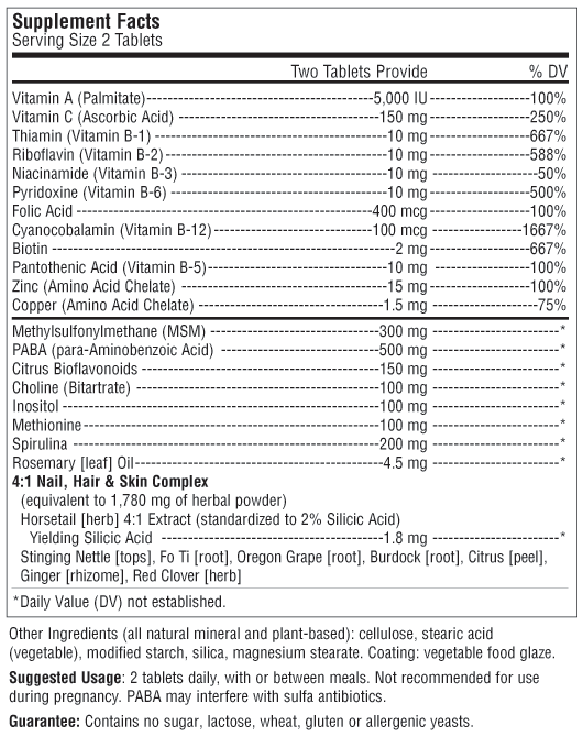 Strong Nails; Healthy Hair Strong Nails; Healthy Hair