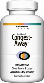 Congest Away (60 tablets)* Rainbow Light