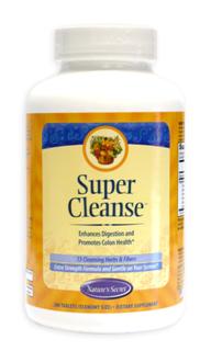 Super Cleanse from Nature's Secret naturally cleanses the colon, promoting a healthy bowel system..