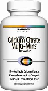 Calcium Citrate Multi-Mins Chewable 
Delicious chewable calcium citrate system with minerals, foods & herbs.