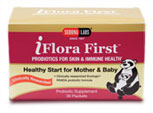 iFlora First probiotic formula during the 34th week of pregnancy and continue up to 2 years to support baby's optimal flora balance.* Inspired by a healthy start for baby's skin and immune health  beneficial health solutions for life!.