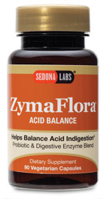 ZymaFlora from Sedona Labs offers relief from occasional gas & bloating and nourishes the intestines..