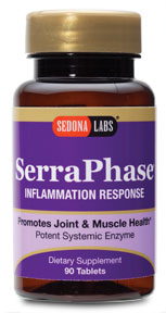 SerraPhase Inflammation Response (90 Tabs, Formerly ArthroZyme) Sedona Labs
