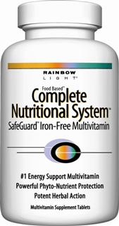 Complete Nutritional System SafeGuard Iron-Free Multivitamin
Potent phytonutrient food multivitamin for superior energy support - compatible with common prescription medications.