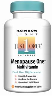 Menopause One Multivitamin/Mineral
Iron-free targeted nutrition with herbal relief .
