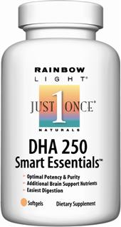 DHA 250 Smart Essentials - Powerful one-per-day support for optimal cognitive development and age-related brain health concerns*.