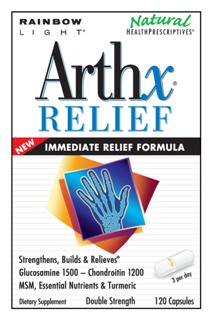 ArthX Relief - The only joint formula for strengthening and building support with  
immediate relief!.
