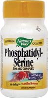 Natures Way Phosphatidylserine Complex enhances brain function, when afflicted by old age..