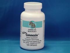 ConnexinTM promotes connective tissue renewal, blood vessel wall strength, and the integrity of the invertebral discs.