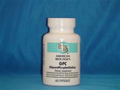 GPC or GlyceroPhosphoCholine is an orthomolecular nutritional important for cell-level homeostasis, tissue growth and renewal, organ vitality, and mind-body integration..