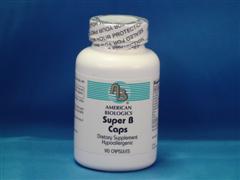 B  vitamins are vital to every bodily function. American Biologics Super B Capsules offer a comprehensive approach to this valuable nutrient..