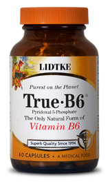 The only form of Vitamin B6 your cells can actually use! Essential for the metabolism of all amino acids (especially L-Tryptophan). Helps lower homocysteine levels and control PMS symptoms. Important for Candida (yeast) patients..