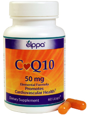 Each bottle contains 60 Vegetarian Capsules containing 50 mg of CoQ10..