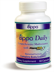 The elppa Daily is a doctor recommended complete multivitamin for those looking to maintain a healthy lifestyle. 30 day supply contains 60 Vegetarian capsules taken twice daily..