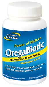 Oregabiotic (60 capsules) by North American Herb and Spice is a potent multi spice extract that supports immune system health and works as a natural germ-killer..