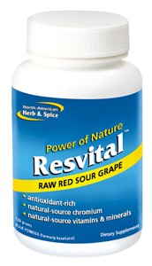 Raw mountain grown red sour grape rich in natural resveratrol.