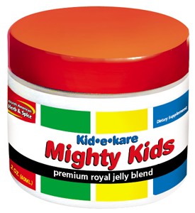 Children's undiluted royal jelly with EFAs and vitamin Bs.