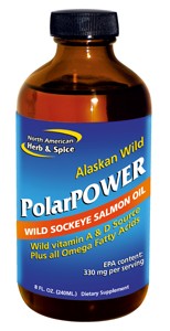 PolarPower - Wild Alaska Salmon Oil (8 oz) North American Herb and Spice