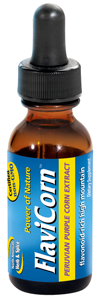 High antioxidant (C3G) Peruvian purple corn in a liquid extract.