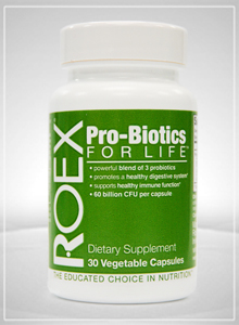 Pro-Biotics FOR LIFE brings the balance of friendly flora back to your colon..