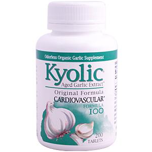 This formula supports your cardiovascular system by maintaining circulatory function and overall heart health. Kyolic Aged Garlic Extract begins with 100% organically grown garlic bulbs..