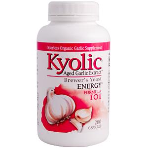 Kyolic Formula 101 is a unique blend of Aged Garlic Extract, gamma-aminobutyric acid (GABA), and vitamins B1, B6 and B12 designed to naturally promote mental, emotional, and physical balance in an increasingly hectic world..