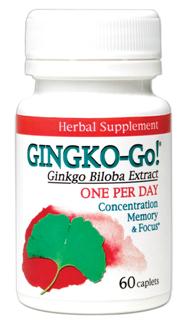 Convenient one-per-day Ginkgo Biloba Extract  used for years to enhance memory, alertness and mental acuity by improving blood circulation to the brain..