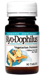Kyo-Dophilus Vegetarian contains specially cultured, non-dairy, heat-stable, stomach acid resistant, human strain of L. gasseri (formerly called L. acidophilus) bacteria..