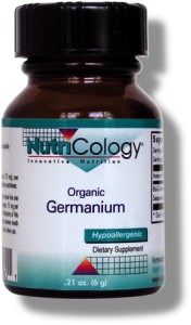 NutriCology introduced pure organic germanium into the United States in 1986. Pure Ge-132 Organic Germanium is a unique organogermanium compound, bis-carboxyethyl germanium sesquioxide, sometimes called just germanium sesquioxide..