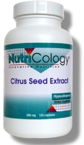 An extract of grapefruit seeds, known to be supportive in balancing gastrointestinal microbiology..