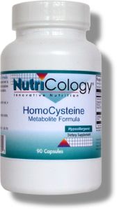 Homocysteine Metabolite Formula supports healthy homocysteine levels by providing the necessary nutrients to facilitate the breakdown of homocysteine into methionine and other metabolites..