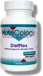 A formula containing nutrients known to assist the body in utilizing fat for energy and spare lean body mass during exercise.* DietPlex also contains nutrients that support the regulation of blood sugar within normal levels, absorption of dietary fat and production of healthy connective tissue..