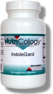 IndoleGard contains BioResponse DIM, a unique formulation containing pure diindolylmethane, an indole. Indoles are plant compounds with health promoting properties, found in cruciferous vegetables such as broccoli, cabbage, cauliflower and Brussels sprouts..