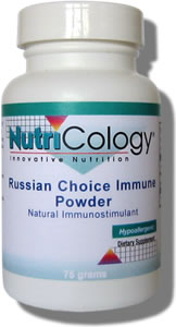 Russian Choice Immune contains a specific strain of Lactobacillus rhamnosus lysate powder. These Lactobacillus cell wall fragments have shown significant immune system supporting properties..