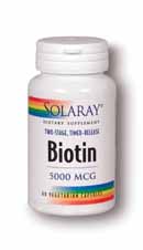 This Product is designed so that half of the biotin is rapidy released and the remaining is gradually released over the next 6 hours. A patent-pending, two stage, timed-release technology extends the availability of Biotin to the body over a longer period of the time. Biotin is intended to provide nutritive support as a coenyzyme involved in protein synthesis and carbohydrate metabolism. It is also intended to provide nutritive support fo rhealthy hair and fingernails.