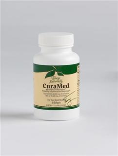 CuraMed's Powerful Antioxidant  proprietary complex provides enhanced bioavailability, sustained retention time. Equivalent to 4,000 mg of curcumin 95% or 85,000 mg of tumeric..