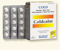 ColdCalm Homeopathic Medicine for Sneezing, Runny Nose, Nasal Congestion and Minor Sore Throat.
