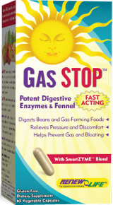 Digestive enzyme supplement for digestion of beans, meats & veggies - helps stop occasionalgas, bloating, stomach cramps& flatulence..
