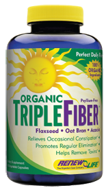 Organic Triple Fiber is a 100% organic fiber blend made with three key types of fiber to promote bowel regularity and support overall health..