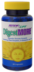 Natural digestive enzyme supplement with ingredients that support overall digestive tract health and normal digestion..