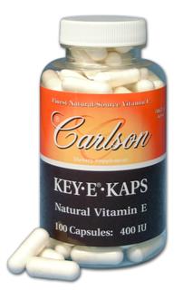 Key-E KAPS contain the naturally dry d-alpha tocopheryl acid succinate form of vitamin E derived from soybean oil..