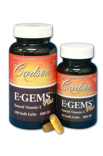  Research
shows natural Vitamin E to have twice the biological
activity of synthetic Vitamin E, and is retained within the
body longer..