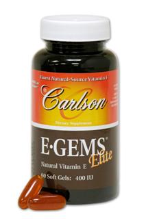 EGEMS Elite provides 400 IU of Vitamin E
as d-alpha tocopherol, plus the benefits of
beta, delta and gamma tocopherols and their
4 corresponding tocotrienols..