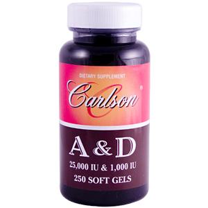Providing 25,000 IU of vitamin A and 1,000 IU of vitamin D..