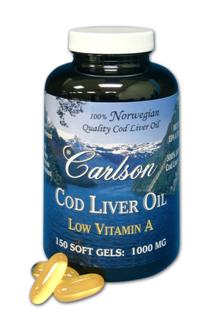 Cod Liver Oil with Low Vitamin A contains approximately 300% more Cod Liver Oil than other Cod Liver Oil soft gels..