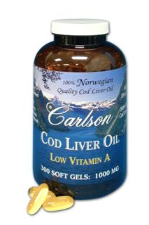 Cod Liver Oil with Low Vitamin A contains approximately 300% more Cod Liver Oil than other Cod Liver Oil soft gels..