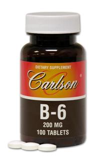 Vit B-6 200mg (100 tablets).