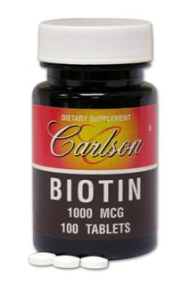 Biotin: An essential B vitamin. Biotin is a water-soluble B vitamin typically found in liver, egg yolk, cereals, legumes and nuts. In the body, biotin is found in low concentrations in the brain, liver and muscle tissues. Biotin is essential for normal skin and hair growth..