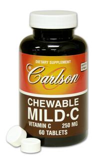 Mild-C Chew 250 mg (60 tablets).